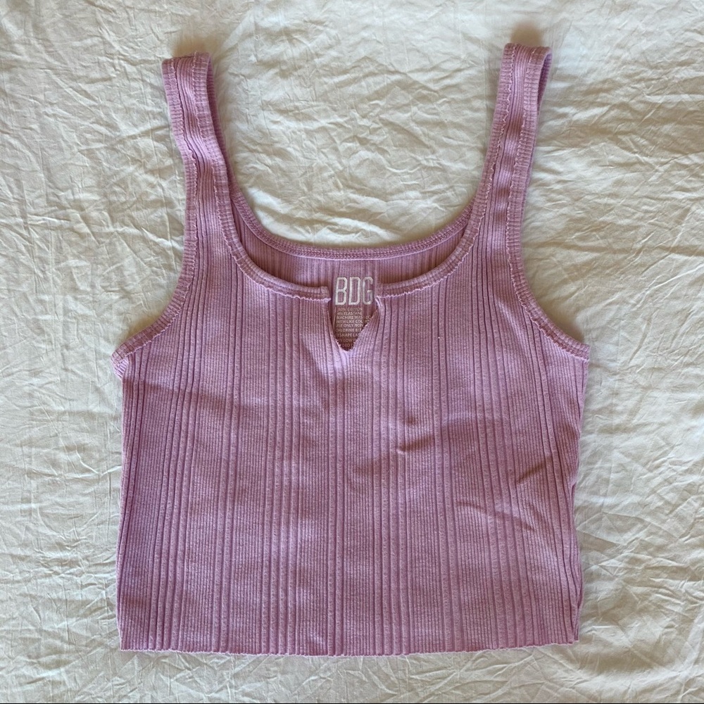 urban outfitters pink crop top!!
